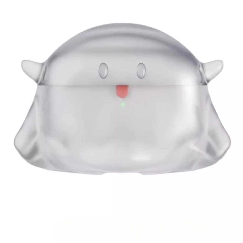 Funda protectora Original Little Ghost Airpods, decoración transparente, bonita, accesorios para Airpods Pro, regalos personalizados Y2K
