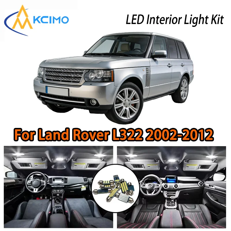 

KCIMO For Land Rover L322 2002-2012 Premium LED Interior Kit - 2 Colors , Quick Installation, Long-Lasting