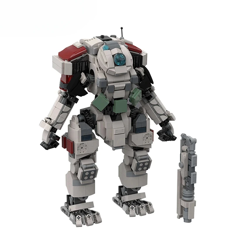 MOC Game Series Titanfalled Mecha Robot Building Blocks Assembly Model Scorch Titan Action Figure Mecha Brick Toy Children Gift