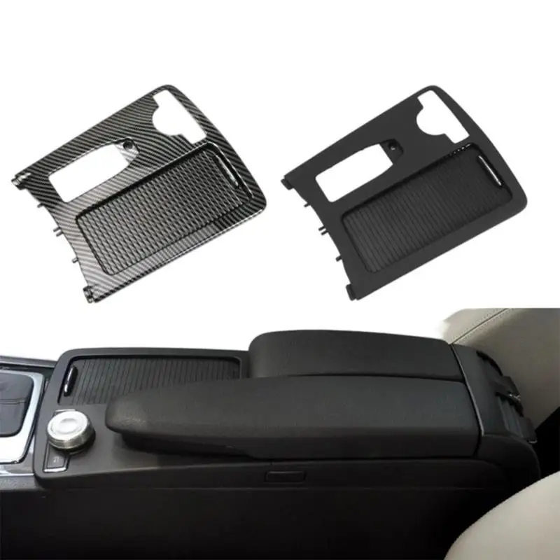 

31BC Car Inner Center Console Cup Holder Sliding Lid Cover For W204 S204 W212 S212