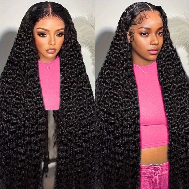 

Глубокая волна 13x6 HD Парик фронтальной части шнурка Вьющиеся человеческие волосы Парики 30 36 дюймов Волна воды Парик фронта шнурка 220% Полные волосы Парики шнурка Продажа