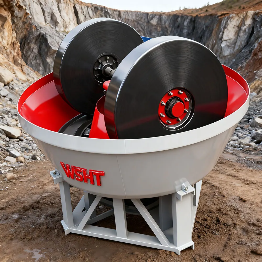 Gold Wet Pan Mill 1200A Gold Grinding Machine 5 TPH Capacity High Recovery Rate Mineral Equipment Hot Sale