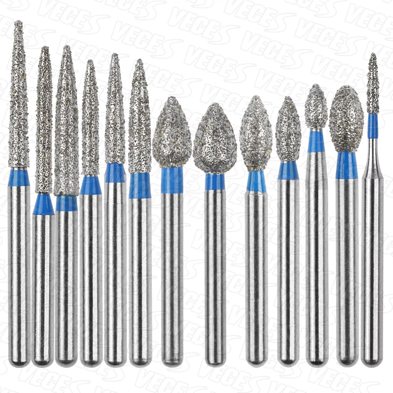 Fo tipo padrão dental diamante burs instrumentação broca para handpiece de alta velocidade ferramenta dentista fg 1.6mm polimento burs brocas