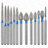 FO Type Standard Dental Diamond Burs Instrumentation Drill For High Speed Handpiece Dentist Tool FG 1.6mm Polishing Burs Drills