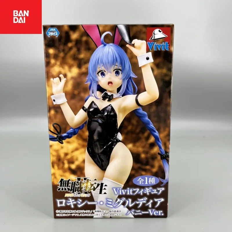 

Japanese Bandai Banpresto Figure Vivit System Service Lokishi Bunny Girl Doll Collection Decoration Toy Gift Desktop Ornaments