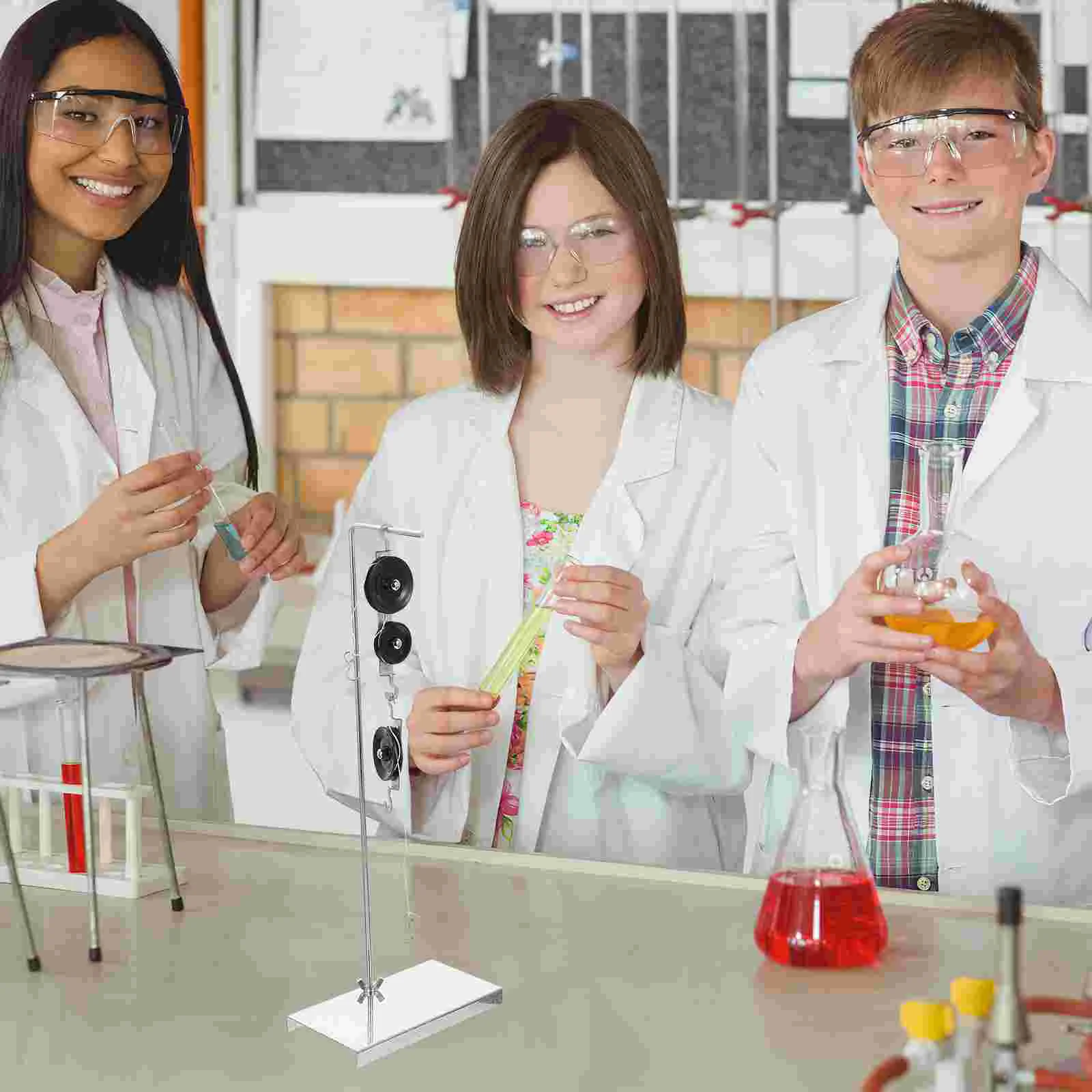 Pulley Block Experimental Equipment Physics and Rope Machinery Holder Tools for Mechanics