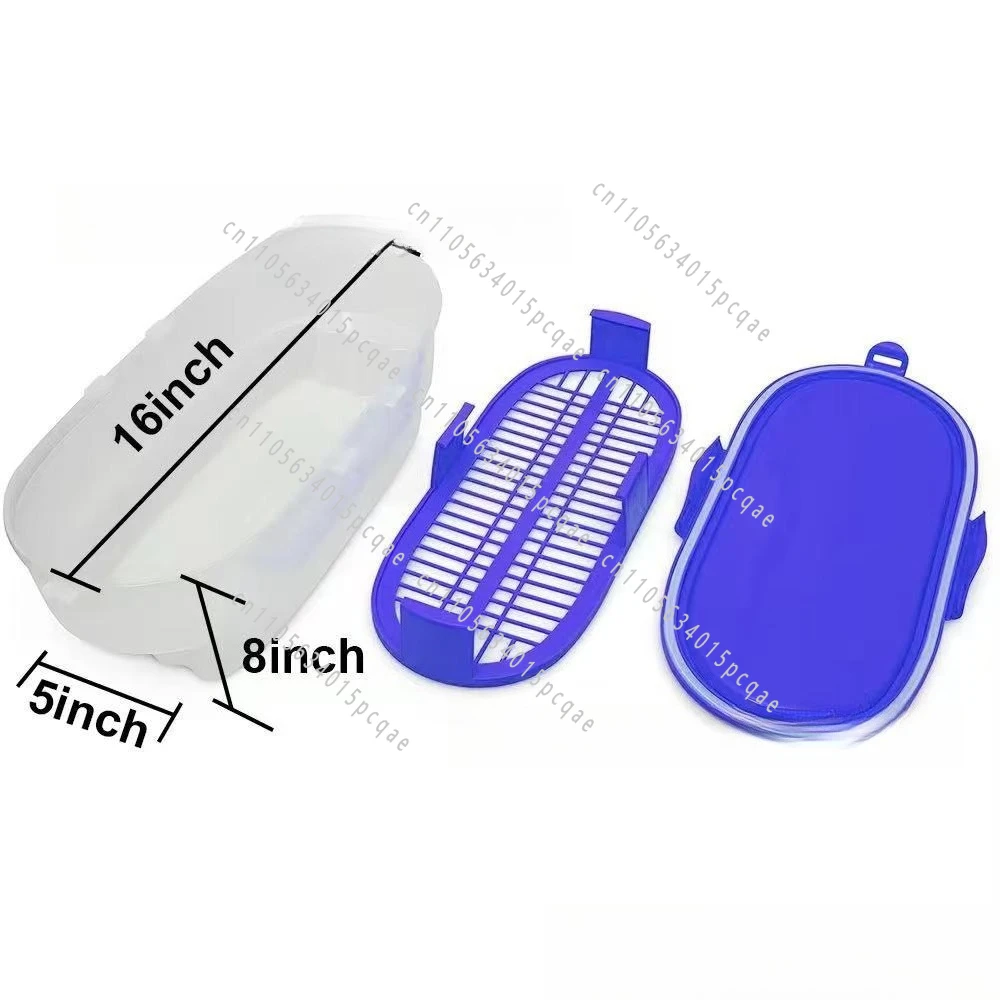 Batter Bowl with Lid Batter Shaking Bowl Mixing Bowl Can Fry Chicken Thighs 5 Pieces