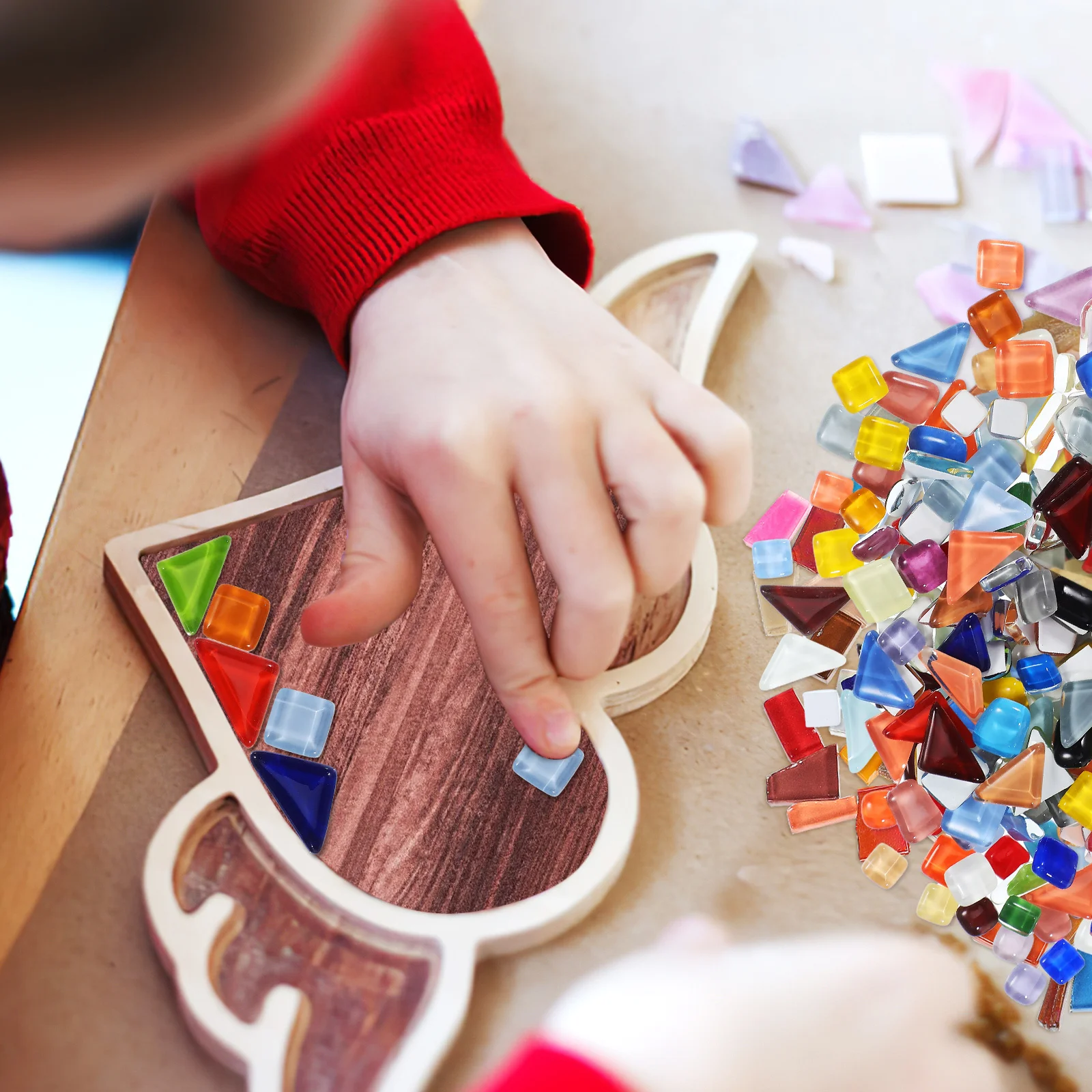 

3Pack Crystal Tiles Unique Colors Easy to Use DIY Craft Projects Home Decor Mosaic Glass Pieces Stained Glass Supplies