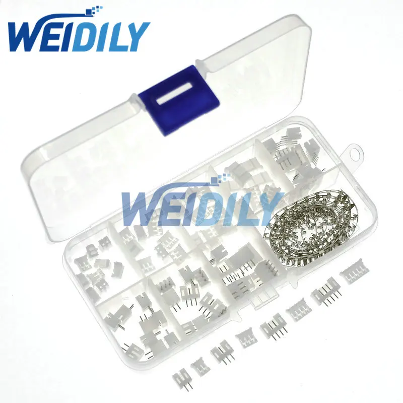 

230PCS PH2.0 2p 3p 4p 5 pin 2.0mm Pitch Terminal Kit / Housing / Pin Header JST Connector Wire Connectors Adaptor PH Kits