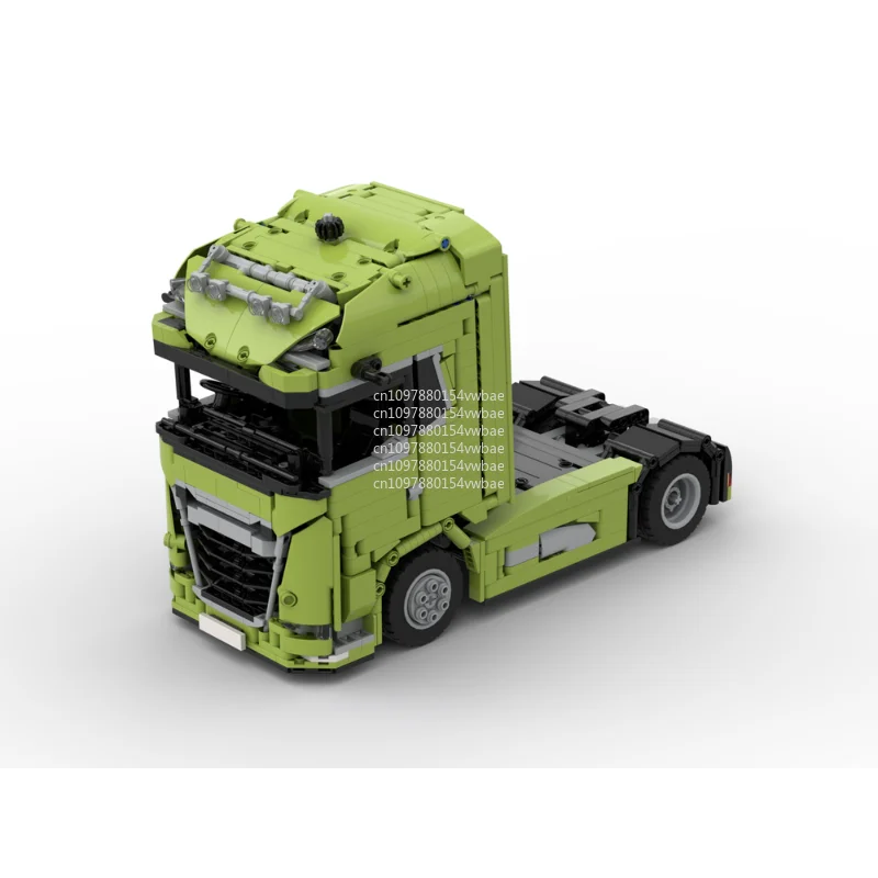 NEW 2021 MOC 1288PCS 178876 DAF XG 4x2 Tractor Truck Model Heavy Semi Truck Building Blocks Assembly Toy Gift