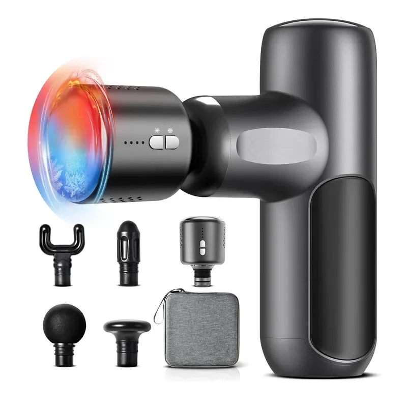

Hot And Cold Compress Fascia Gun Professional Electric Cervical Mask Gun Brushless MotorminiMuscle Massager massage gun