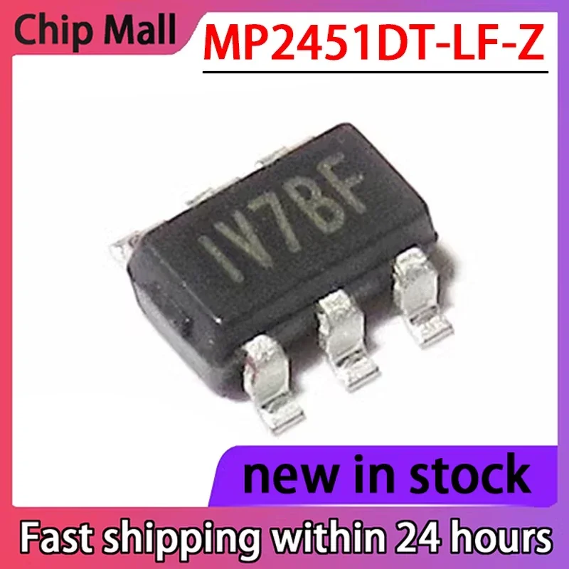 10PCS New MP2451DT-LF-Z Screen Printed IV7** SOT23-6 Buck Converter DC-DC Chip