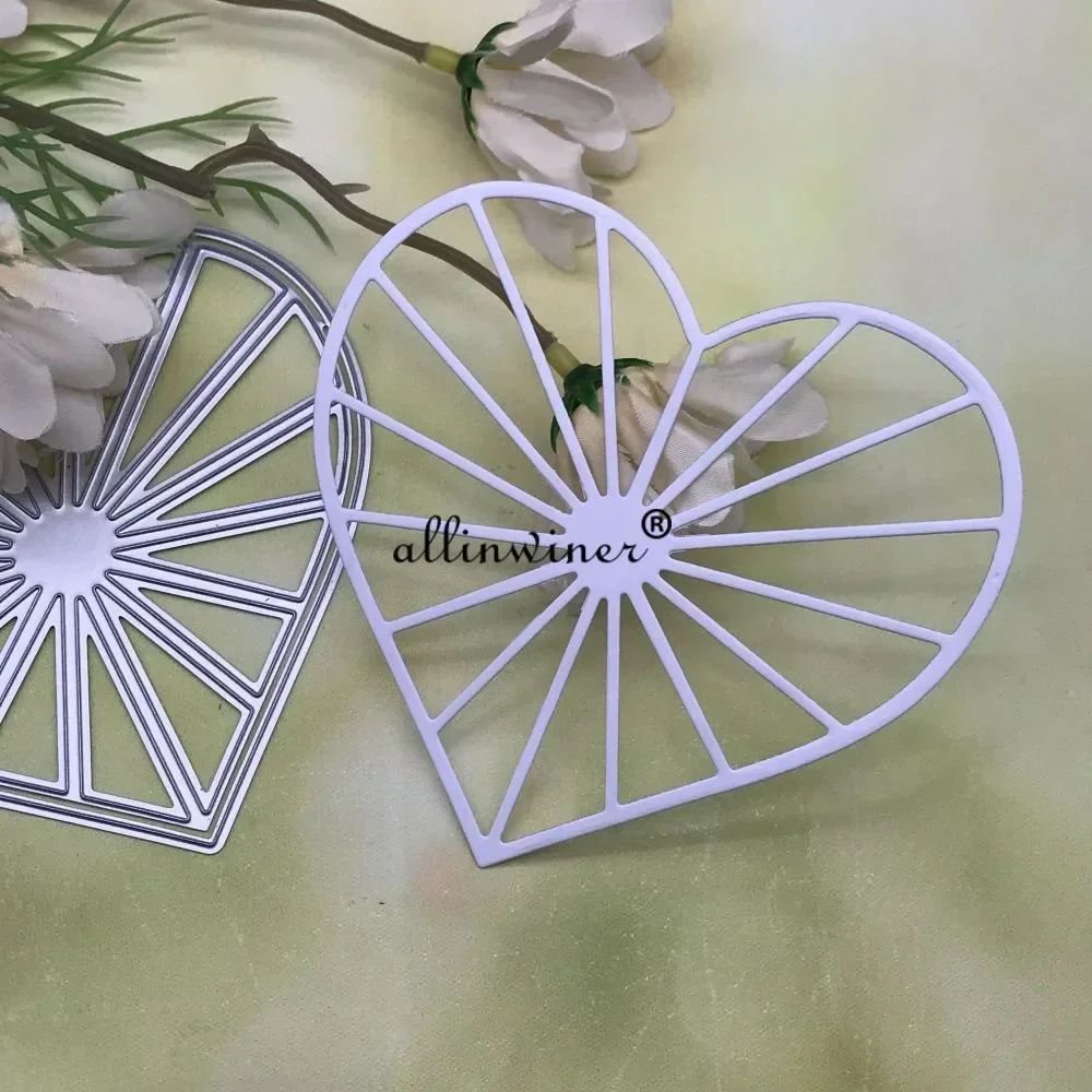 

Металлические вырубные ножи в форме сердца для скрапбукинга, тиснения и создания открыток