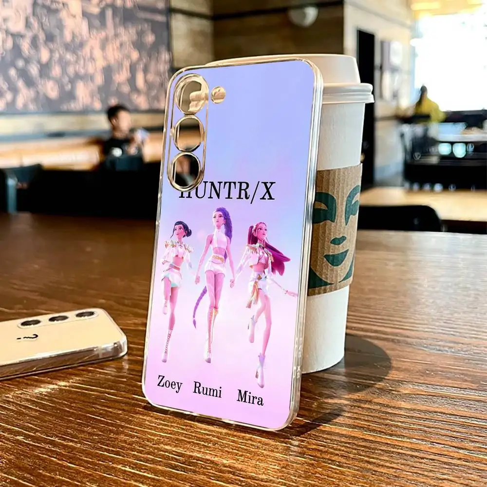 

d-Demon Hunters-r Phone Case For SamsungS25,24,21,22,23,30,Ultra,20,Plus,Fe,Lite,Note,10,9,5G Transparent Cover