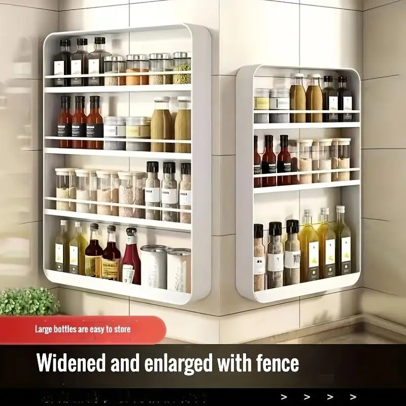 Transform Your Kitchen Counter: A Deep Dive into the No-Drilling Wall Mounted Spice Rack by Niofeel