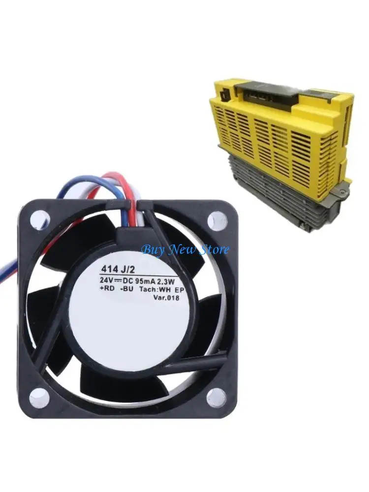 

20CE New 414J/2 4cm Special Fan for original CPU Coolers System 24V 95mA 2.3W 3Pin 4x4x2.5 Inverters Fan