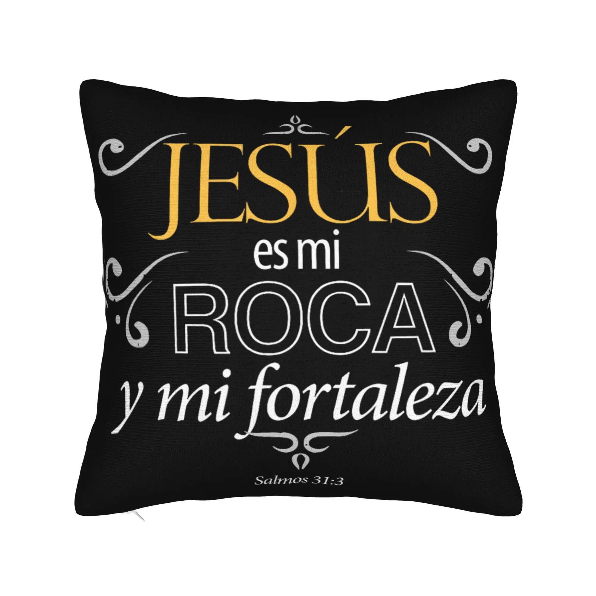Decorative Pillow Covers Jesus Esperanza Devida Spanish  Product Home  Throw Pillow Case Cover Square Multiple Sizes
