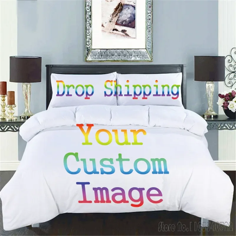 Custom Link Picture Love Child Duvet Cover Set HD Comforter Cover for Kids Bedding Sets Bedclothes Bedroom Decor