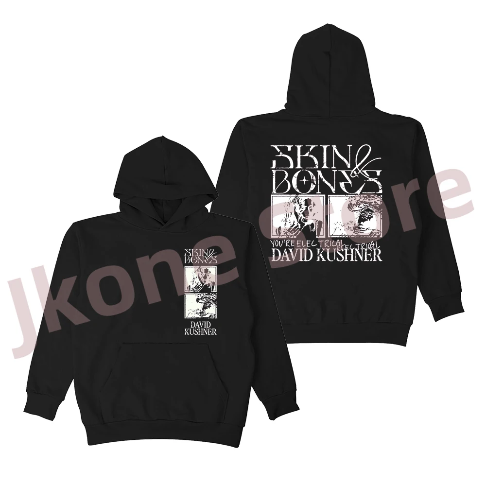 David Kushner Hoodies Skin and Bones Merch Hooded Sweatshirts Women Men Fashion Casual Pullovers