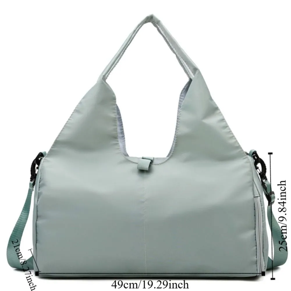 Portable Oxford Carry On Travel Bag Large Capacity Waterproof Storage Handbag Wet Dry Separation Travel Tote Bag Business