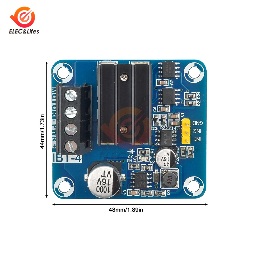 IBT-4 Motor Driver Module Semiconductor Refrigeration H Bridge Drive MOSFET High Current 50A DC 5V to 15V