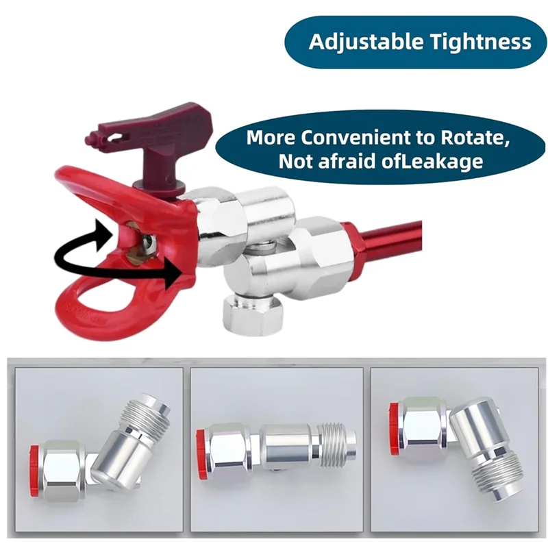 ABBO-Spritzpistolen-Drehgelenk 7/8 Zoll Airless-Farbe 235486 180-Grad-Drehung für 235486 7/8 Zoll Gewinde