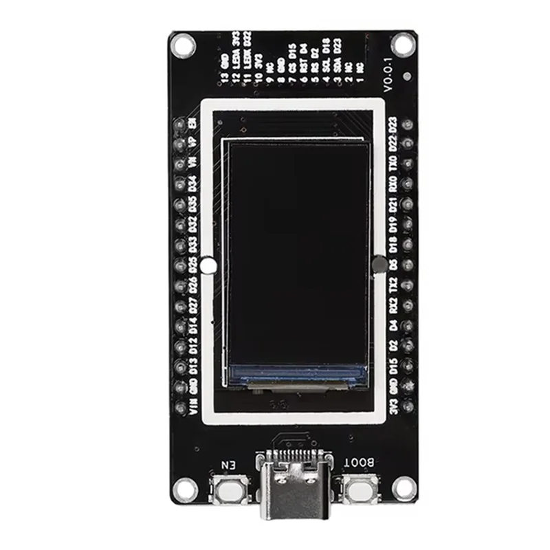 A73E-ESP32-WROOM-32 Wifi Bluetooth Development Board On-Board 1.4-Inch LCD Color Display Low Power Consumption Design Demo