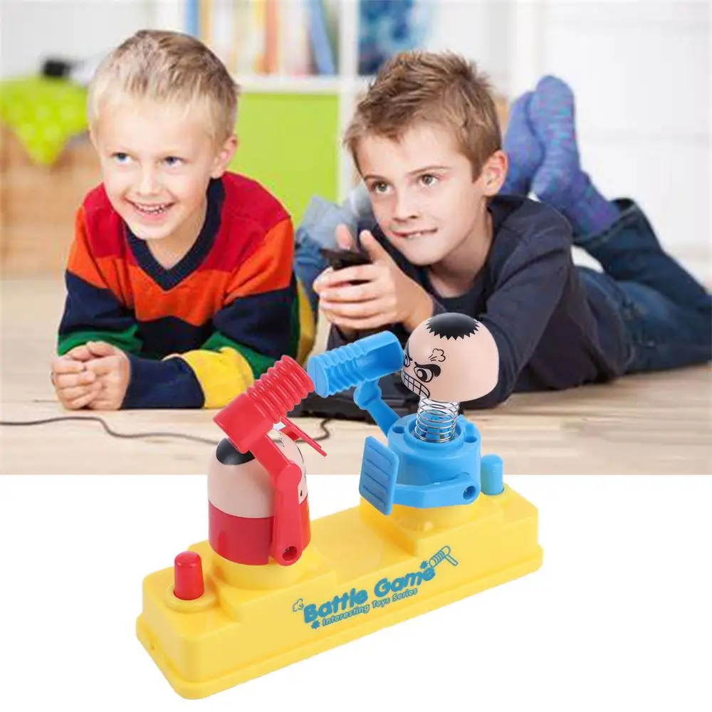 

Birthday Gift Mini Funny Baby Table Game Antistress Double Battle Game Hammer Hiding Game Fight Battle