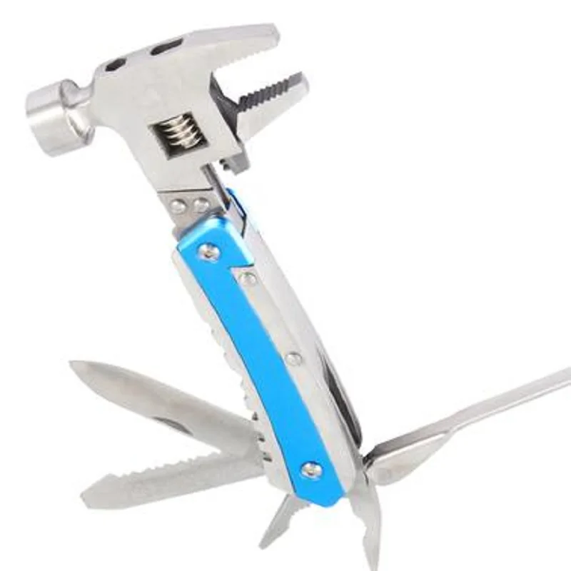 

Tactical Composite Needle Nose Pliers with a Screwdriver, Stainless Steel Adjustable Wrench Auto Repair Tools, Camping Equipment