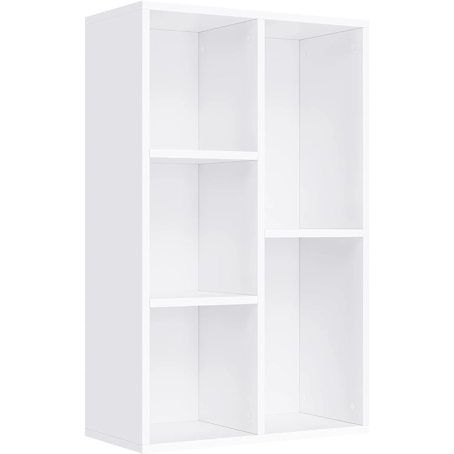 

VASAGLE Bookcase, Bookshelf with 5 Compartments, Freestanding Shelves and Cube Organizer, Display Shelf for Small Spaces