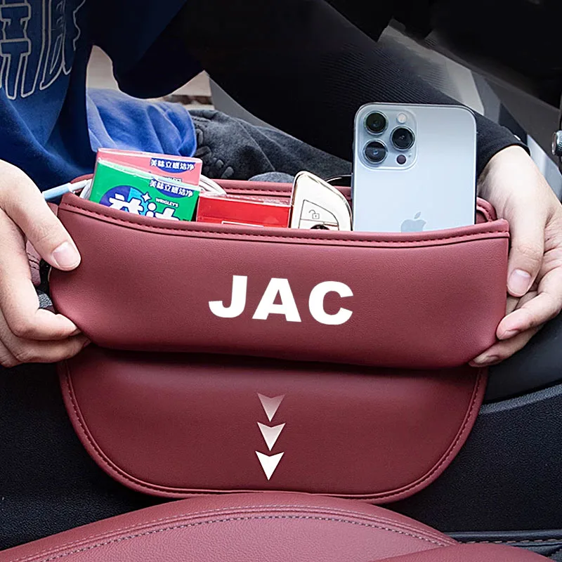 

Car Seat Crevice Storage Box Seat Gap Slit Pocket Catcher Organizer For JAC S2 J3 Board JS2 S3 J2 S5 T8 Refine J5 J6 J4 Vapour
