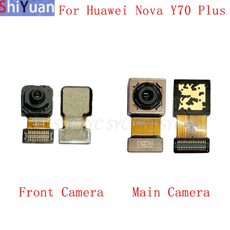 

Back Rear Front Camera Flex Cable For Huawei Nova Y70 Plus Main Big Small Camera Module Replacement Repair Parts