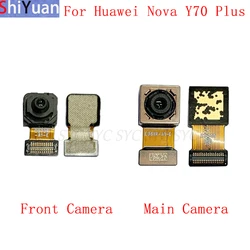 Back Rear Front Camera Flex Cable For Huawei Nova Y70 Plus Main Big Small Camera Module Replacement Repair Parts