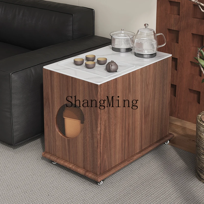 FG premium exquisite medieval rock slab coffee making tea integrated living room household removable kung fu small tea table