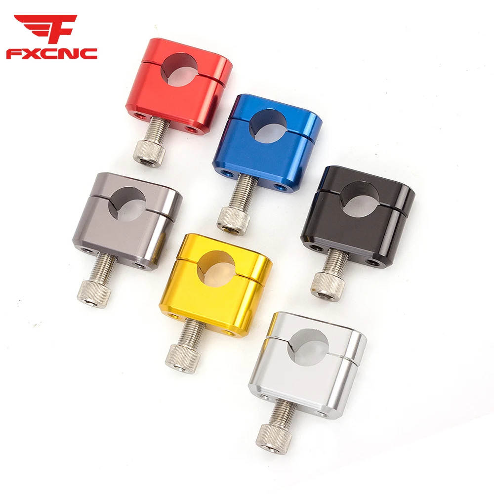 

22mm Motorcycle HandleBar Fat Bar Risers Mount Clamp 22mm Adapter Handle Bar Clamps For Protaper MX Enduro CRF YZF KXF MT07 MT09