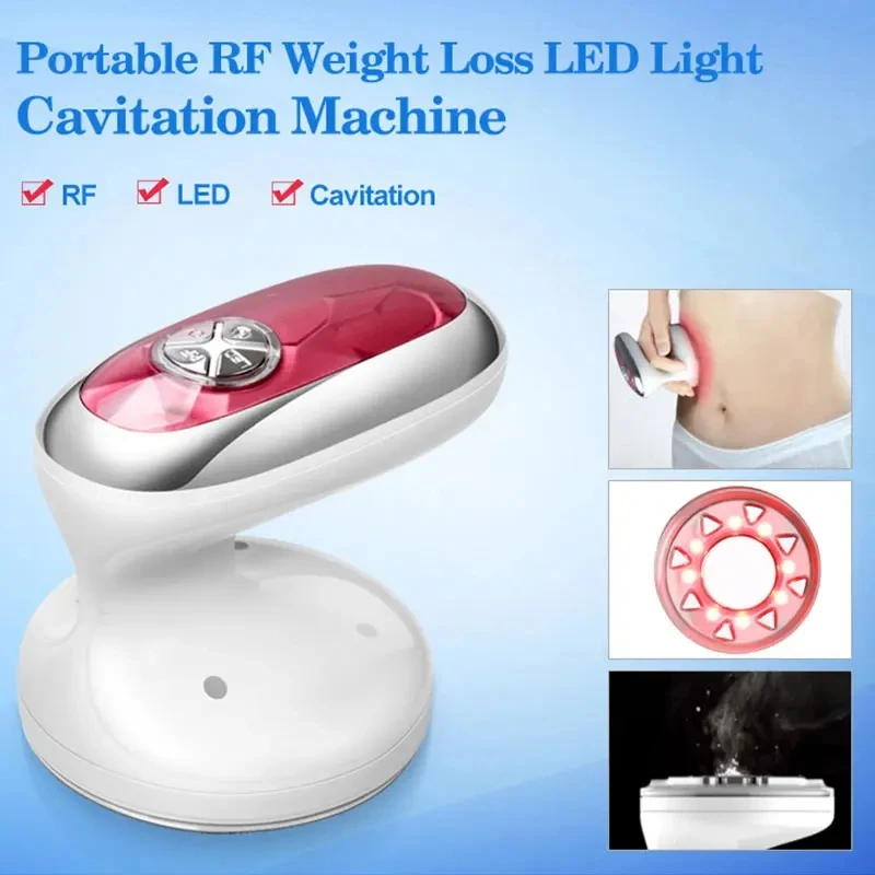 Ultrasonic Cavitação Massager Dispositivo, Corpo Emagrecimento, Anti Celulite, Elevador da pele, Apertar, Uso Doméstico, LED, 3 em 1