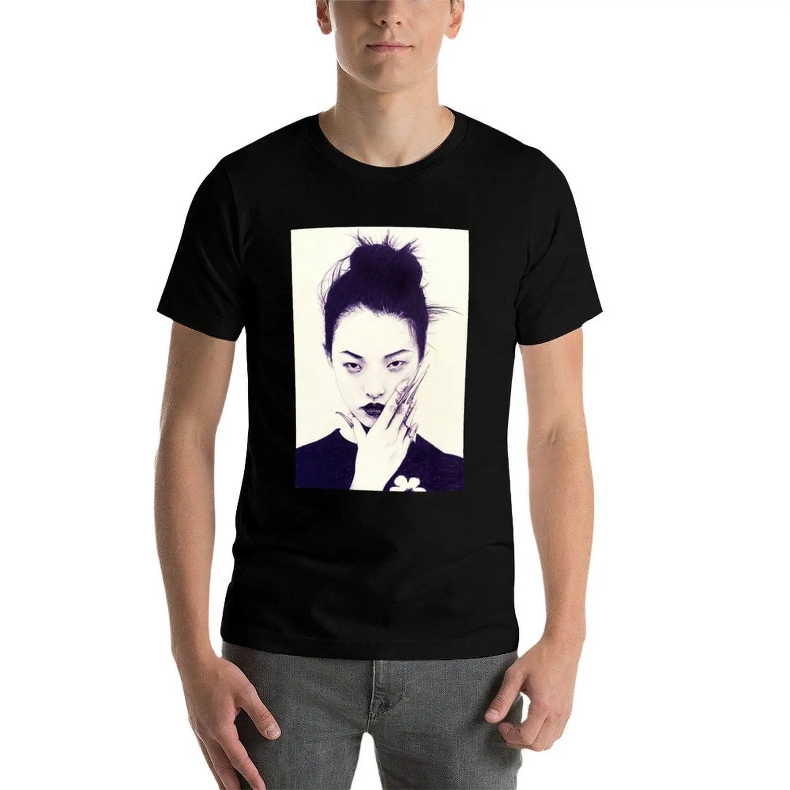 تي شيرت رجالي تي شيرت قميص قميص جرافيك أساسي تي شيرت رجالي جرافيك تي تهديد #4