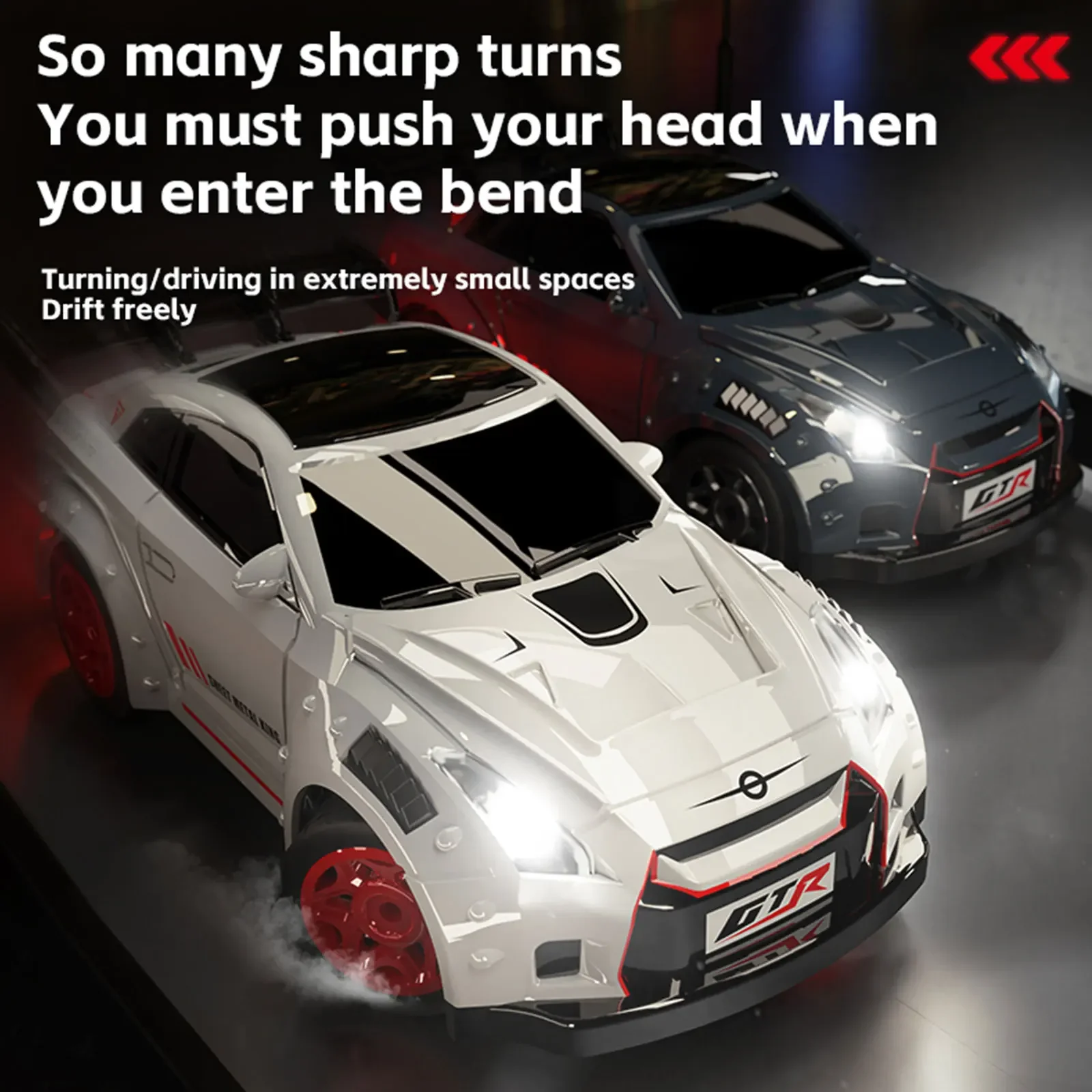 New Arrival 1:64 Scale RC Remote Control Car Drift Four-Wheel Drive High-Speed Rechargeable Simulation Toy Model for Kids