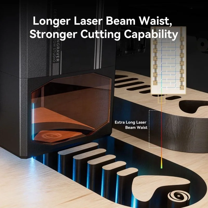 مخرج ليزر A70 X70PRO بقدرة 360 وات عالي الأداء بقدرة 70 وات مع آلات قطع الخشب بالليزر الثابتة الأوتوماتيكية بمساعدة الهواء