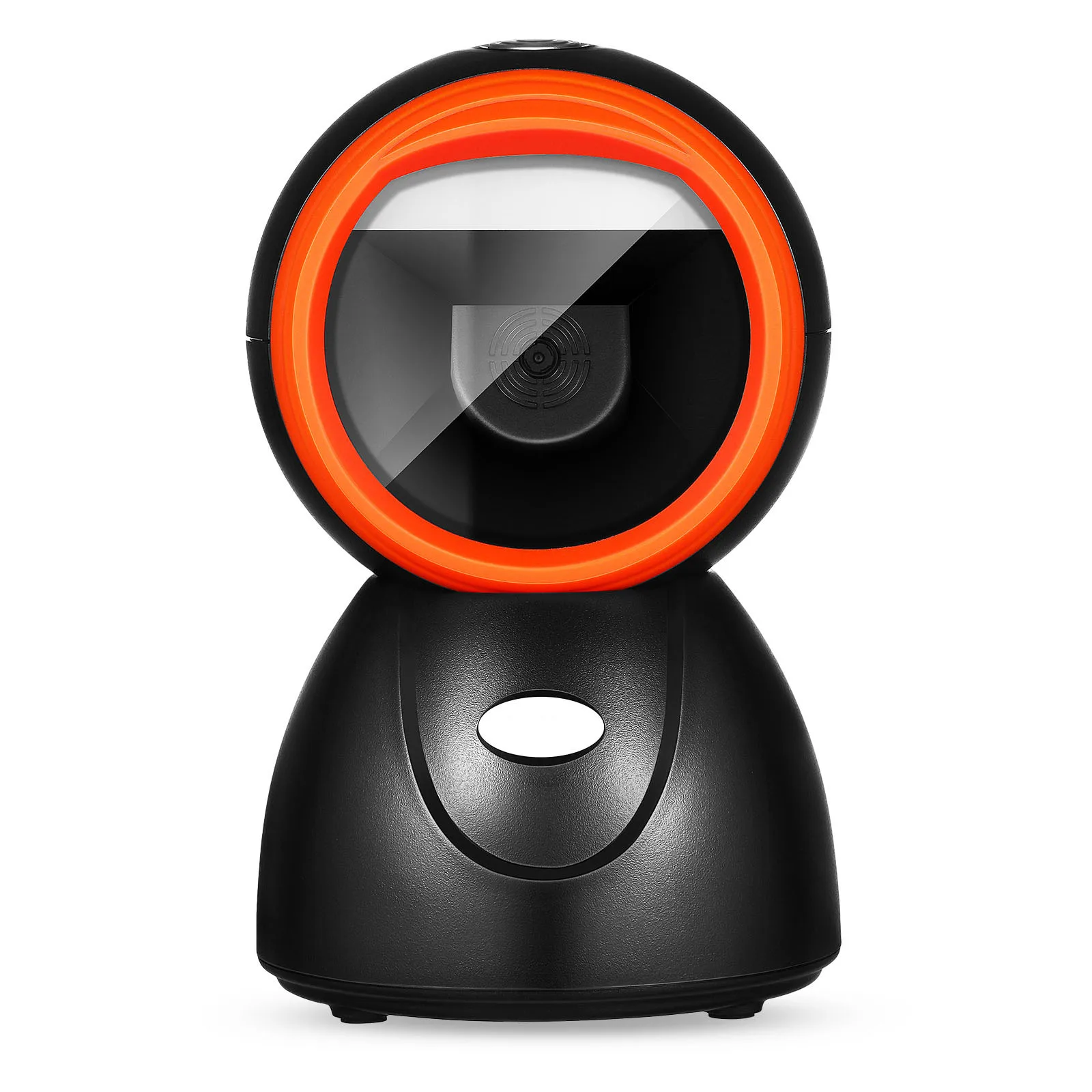 

Desktop Barcode Scanner Hands Free Multi Mode Code Reader Adjustable Angle for Supermarket Inventory Management