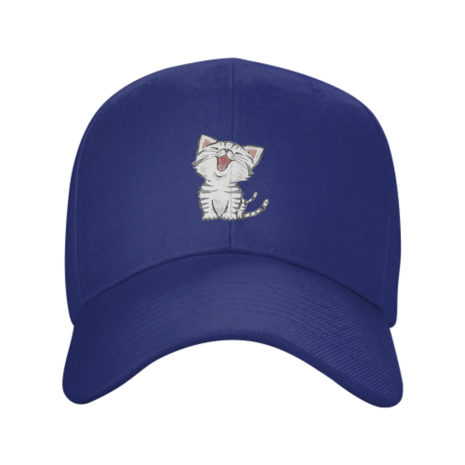 Cute Cartoon Cat Summer Fashion Adult Baseball Caps Outdoor Sports Women's Duck Tongue Hat Sunscreen Leisure Caps For Men