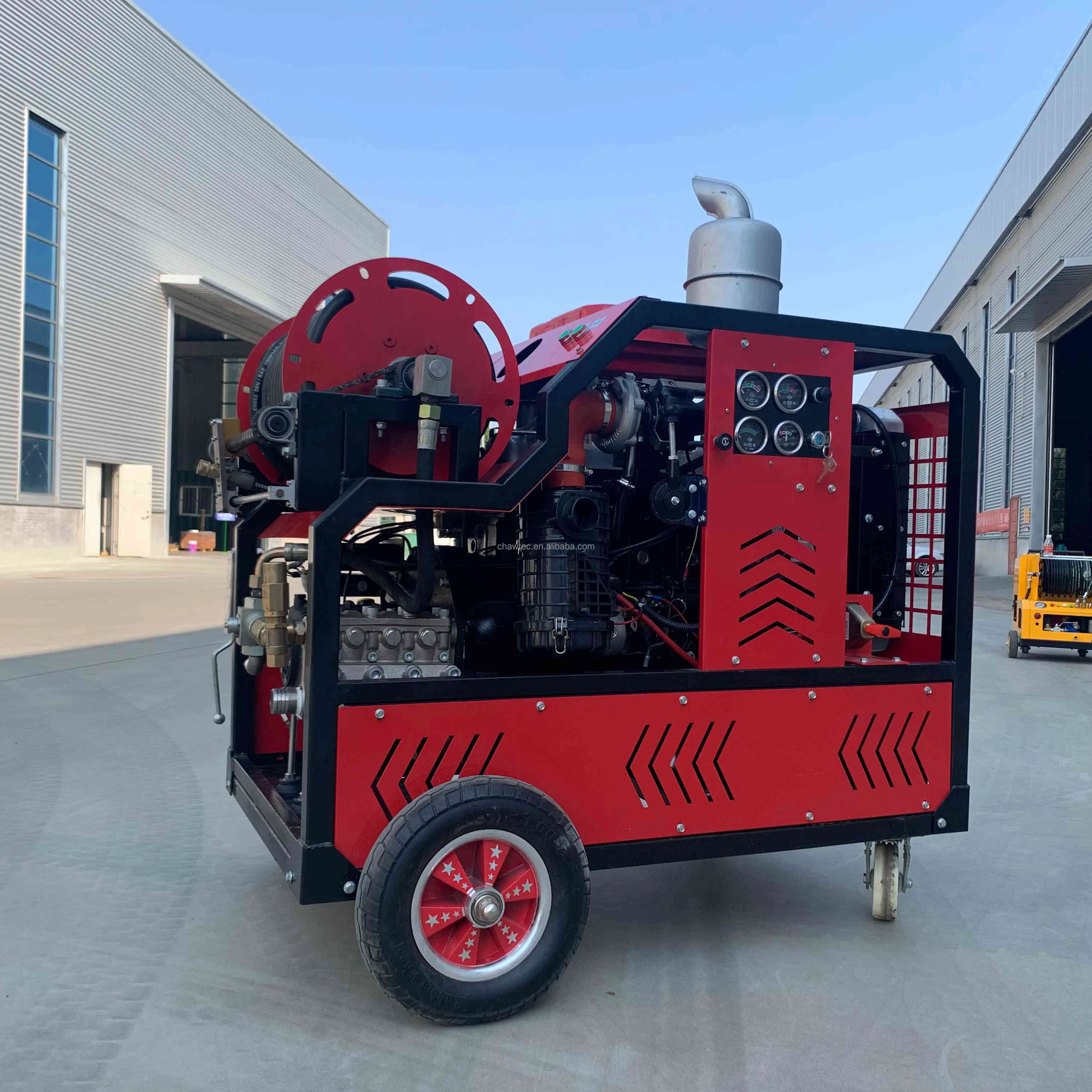 Commercial Drain Auger Industrial Pipe Drain Cleaner Electric Sewer Snake for Sewer Pipeline Blockage Clearing Plumbing Repairs