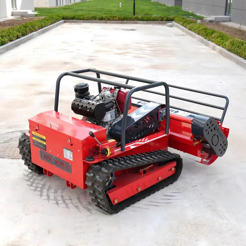 CE EPA Remote Lawn Mower Crawler Rc Mower Robot Smart Mini Tractor Gas Zero Turn Robot Gas Snow Plow Snow Blade Lawn Mower