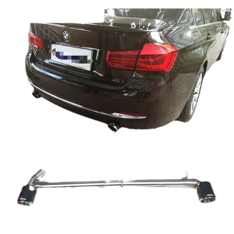 Series modified exhaust pipe MT bilateral single M3 four out stainless steel carbon fiber tail