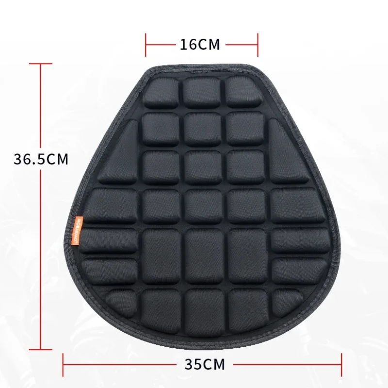 Universal Motorcycle Seat Cushion Pad Breathable 3D Honeycomb Shock Absorbing E-bike Scooter Saddle Cover Pressure Relief - view 2