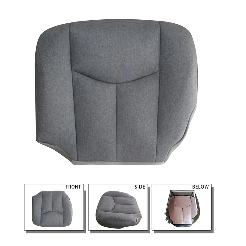 for Chevy Silverado 1500 2500 GMC Sierra Avalanche 2003 2004 2005 2006 Driver Bottom Seat Cover