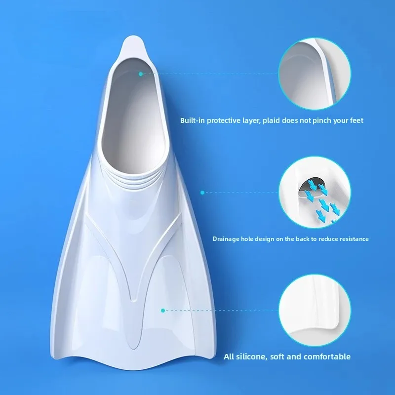 

Плавательные ласты для фристайла, дайвинга, силиконовые короткие специализированные тренировочные ласты для взрослых и детей, грудное вскармливание, утиные ноги