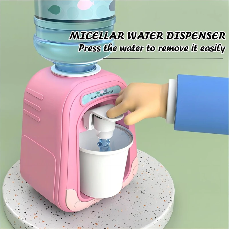 Mini Water Dispenser Makeup Remover Creative Nail Polish Dispensing Bottles Kawaii Dispenser Apply to Facial Makeup Remover Tool