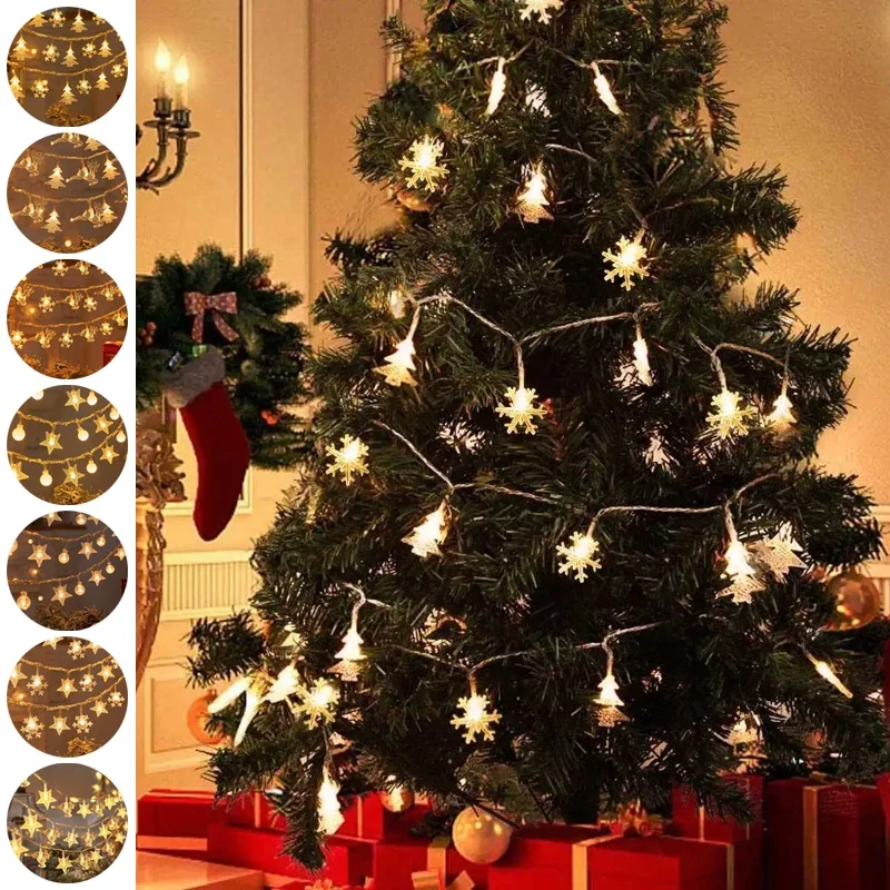 

Star String Lights LED Fairy Light Christmas Light for Party Wedding Garland Outdoor Xmas Tree Decoration 2024 Navidad Gift 2025