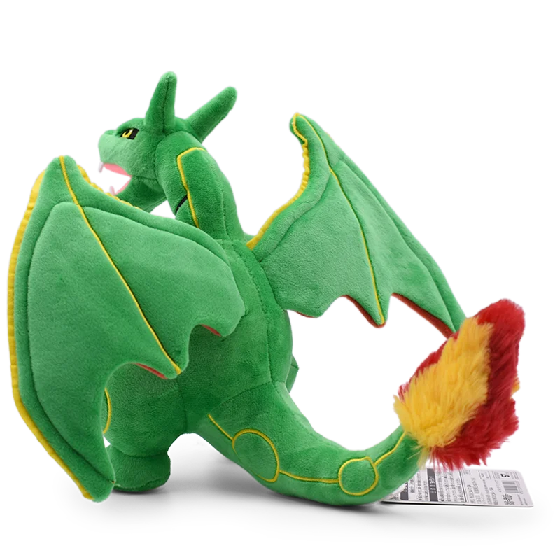 Rayquaza Fuse Charizard peluches de dragón, muñeco suave de dibujos animados, Animal, gran regalo, 10 pulgadas